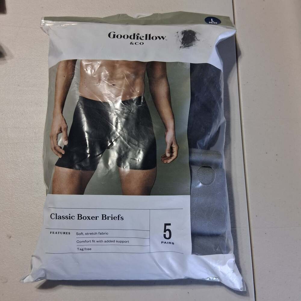 Goodfellow & Co Mens Large 5pk Classic Boxer Briefs